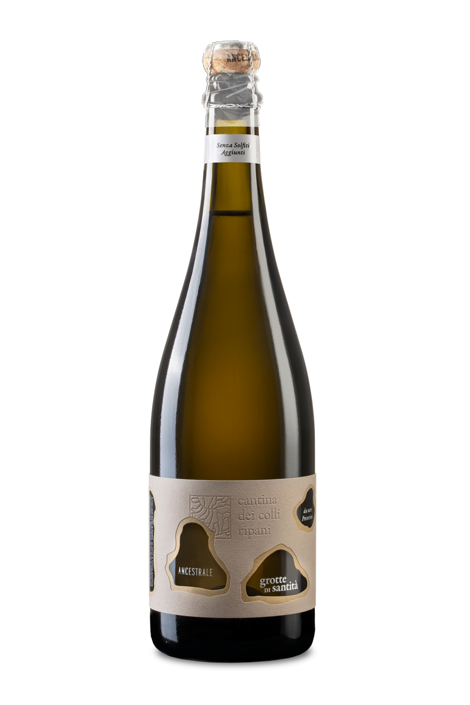 Grotte di Santità - Ancestrale BIO Sparkling Wine Marche IGT Bianco from 100% Pecorino grapes 2021 No Added Sulphites