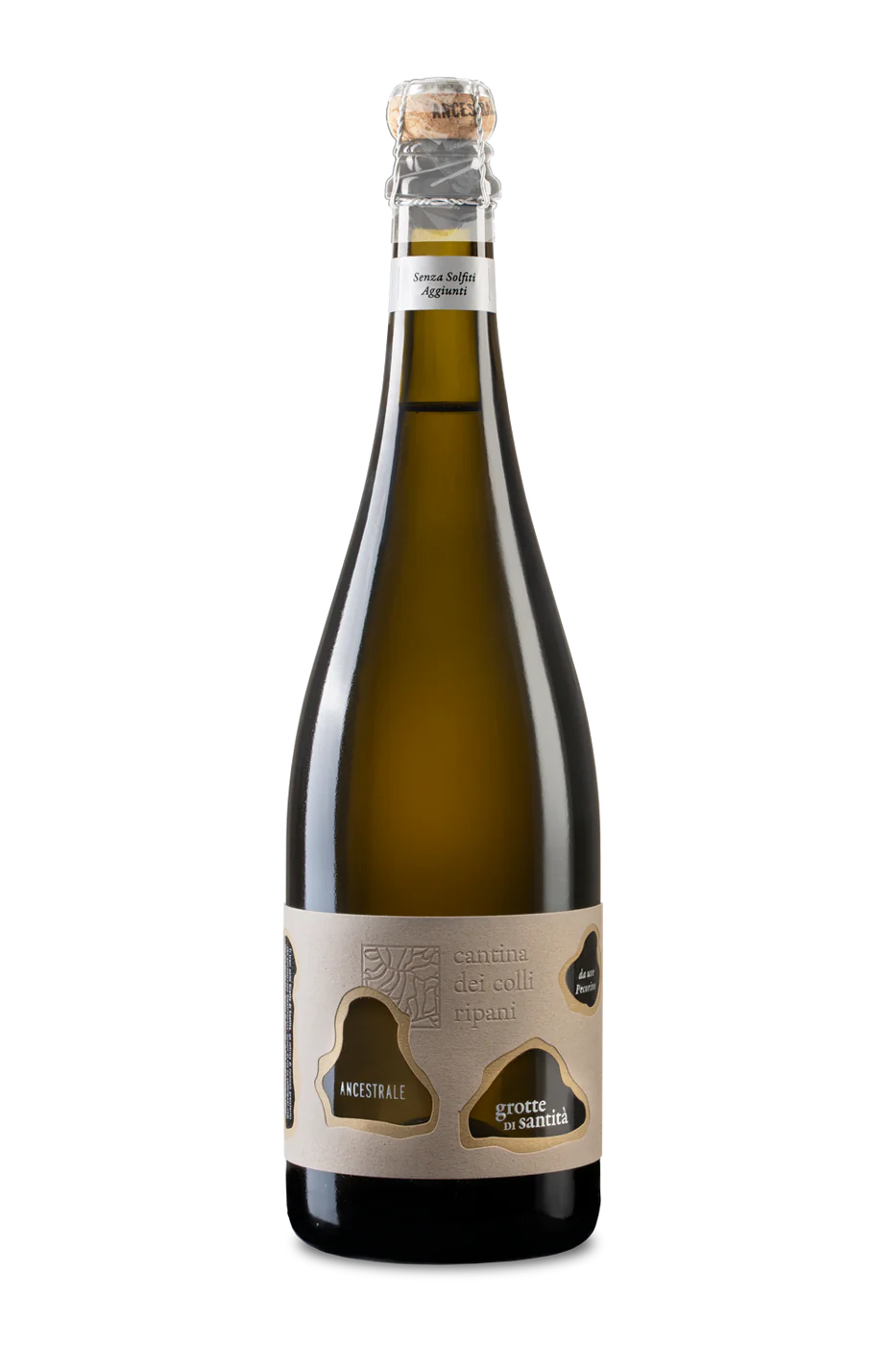 Grotte di Santità - Ancestrale BIO Sparkling Wine Marche IGT Bianco from 100% Pecorino grapes 2021 No Added Sulphites