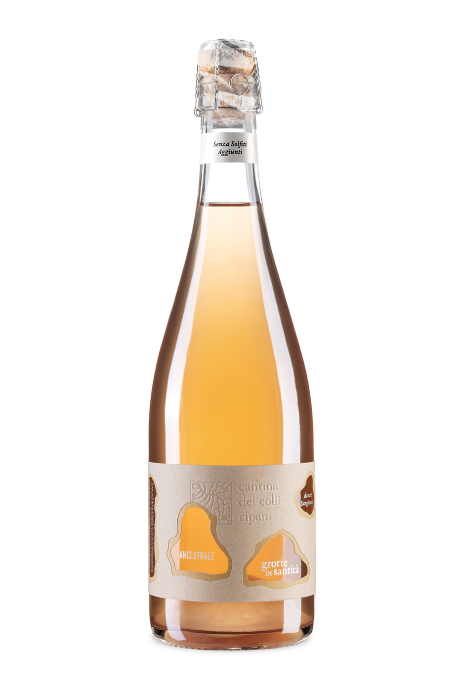 Grotte di Santità - Ancestrale BIO Sparkling Marche IGT Rosato from 100% Sangiovese grapes 2021 No Added Sulphites